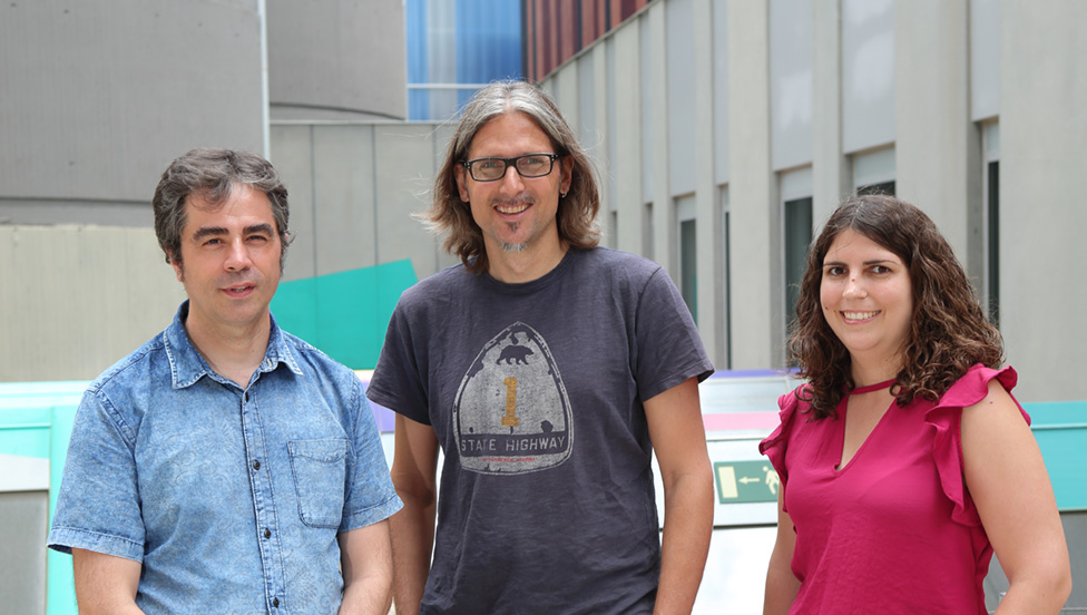 Fernando Cruz (left), Tyler Alioto (center), Jèssica Gómez (right)